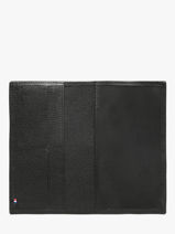Porte-chéquier Madras Cuir Etrier Noir madras EMAD905-vue-porte
